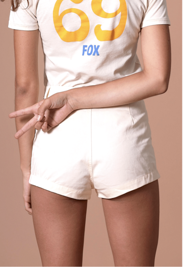 Sugarhigh Lovestoned Woody Shorts - Cream Sugarhigh Lovestoned Woody Shorts - Cream