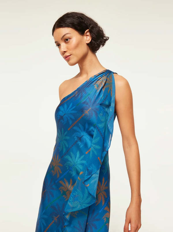 misa los angeles one shoulder dress Zelma Dress