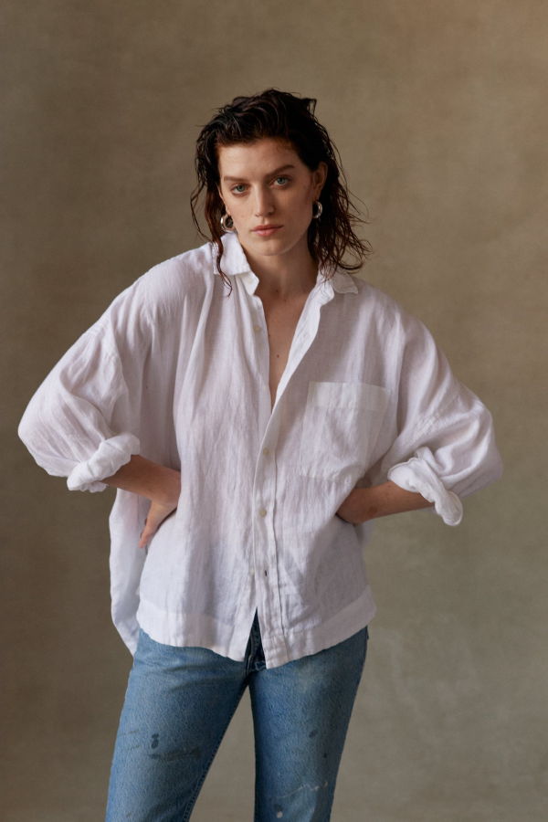 Essential Linen Shirt - White