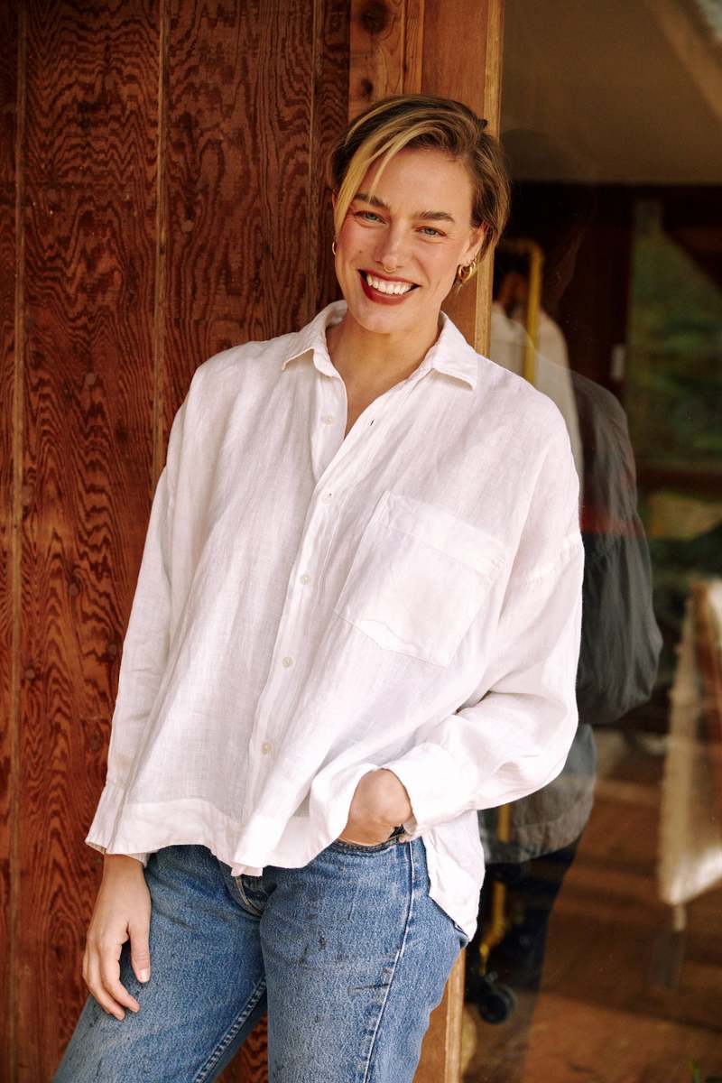 Essential Linen Shirt - White