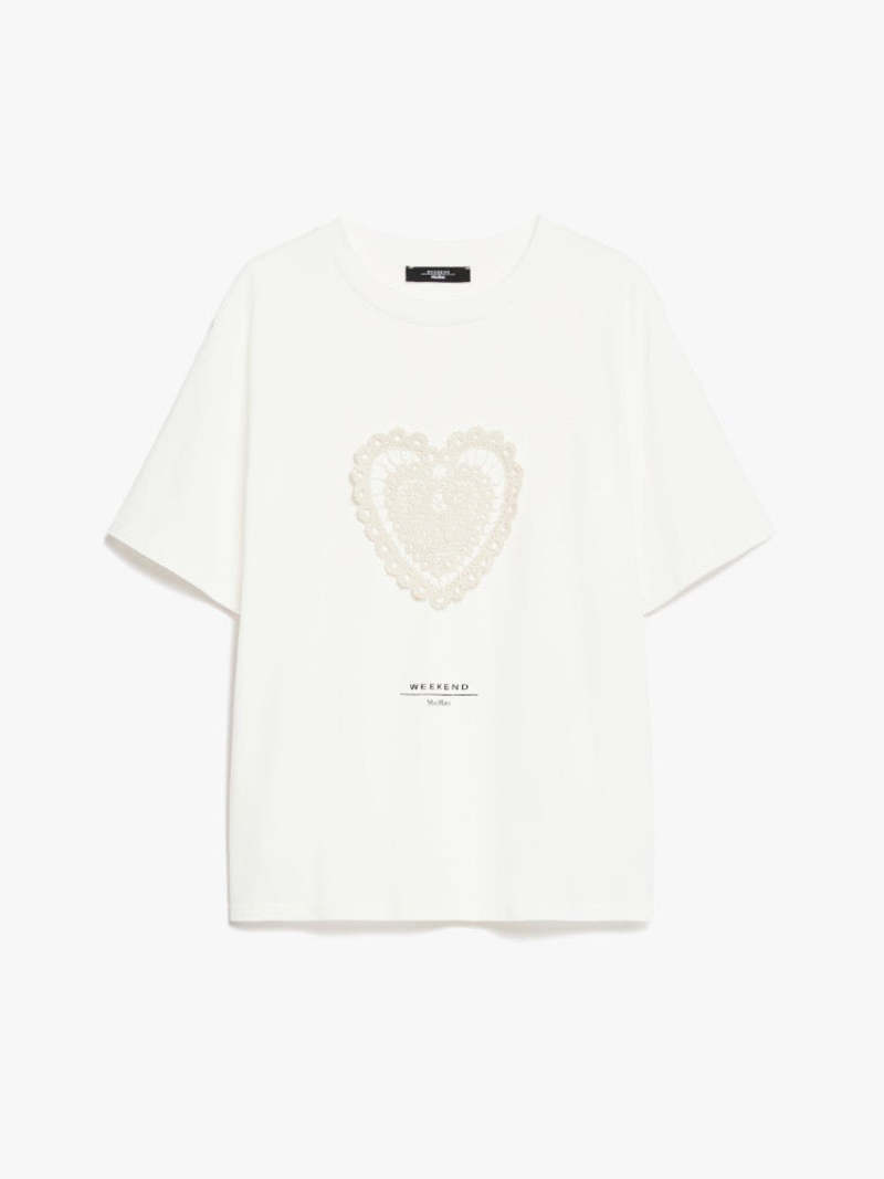 WEEKEND MAX MARA [カディーネ]cotton ジャージー Tshirt CADINE 5971045106002-b-