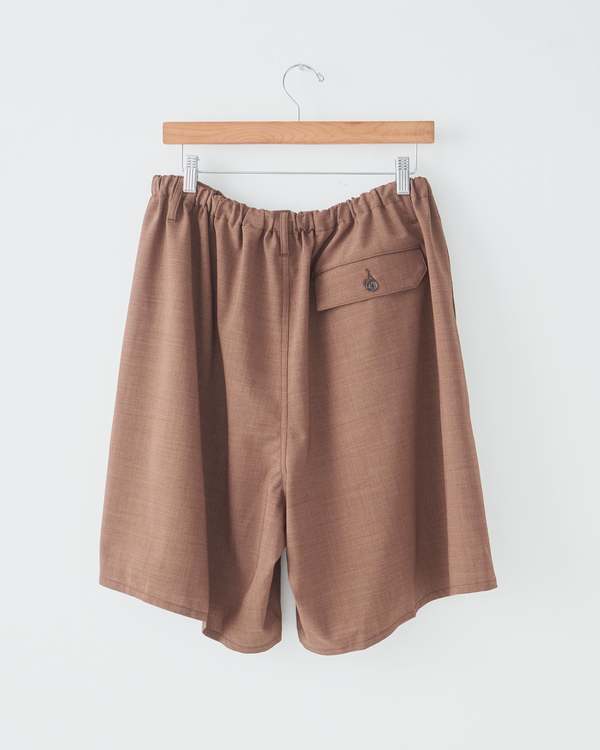 Sillage Circular Super Short Pants - Brown Melange | Garmentory