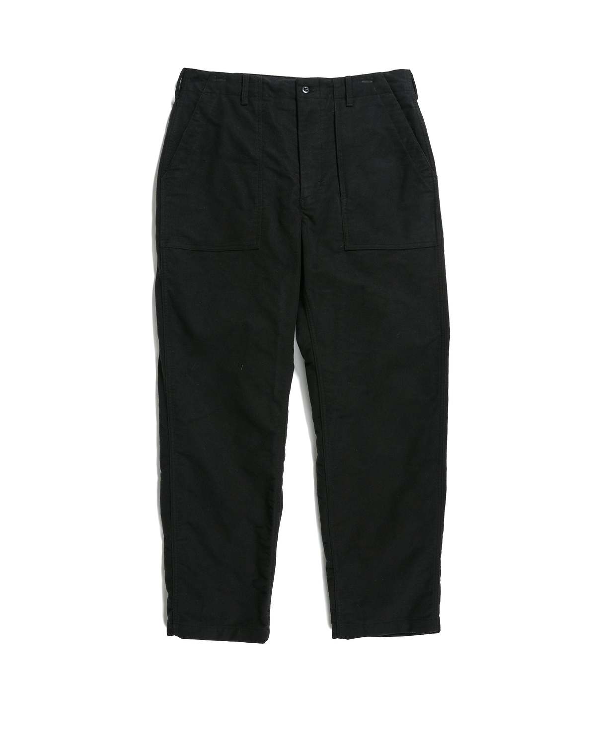 Engineered Garments Cotton Moleskin Fatigue Pants - Black | Garmentory
