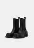SONDER PLAN Chunky Heel Chelsea Boots - Black - Thumbnail 1
