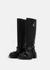 SONDER PLAN Buckle High-Calf Boots - Black/Silver - Thumbnail 1