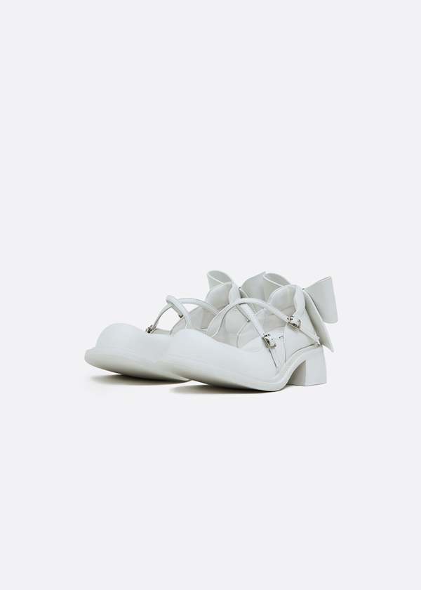 SONDER PLAN 5CM  Bow Mary Jane - White 
