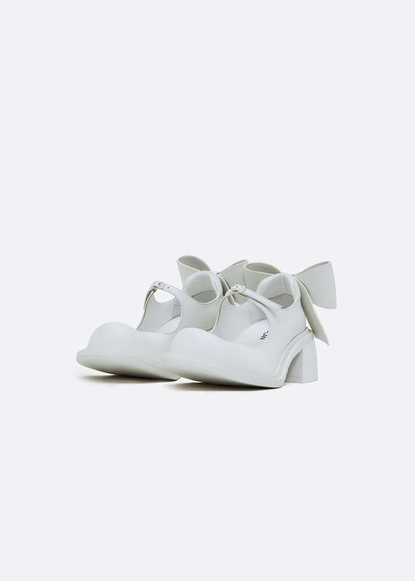 SONDER PLAN 7CM Bow Mary Jane - White 