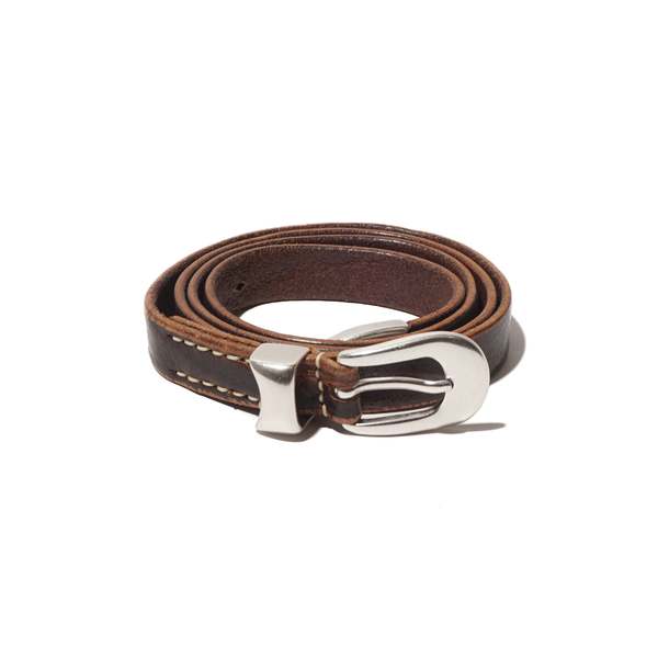 Our Legacy 2cm Leather Belt - Brown | Garmentory
