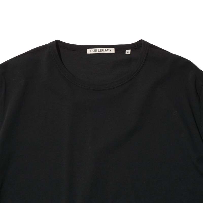 Our Legacy New Box T-shirt - Black Clean Jersey | Garmentory