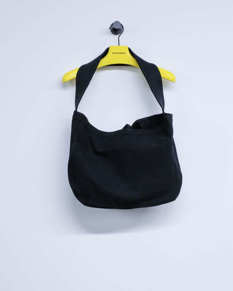 Taiga Takahashi Cotton Canvas Newsboy Bag - Black | Garmentory 