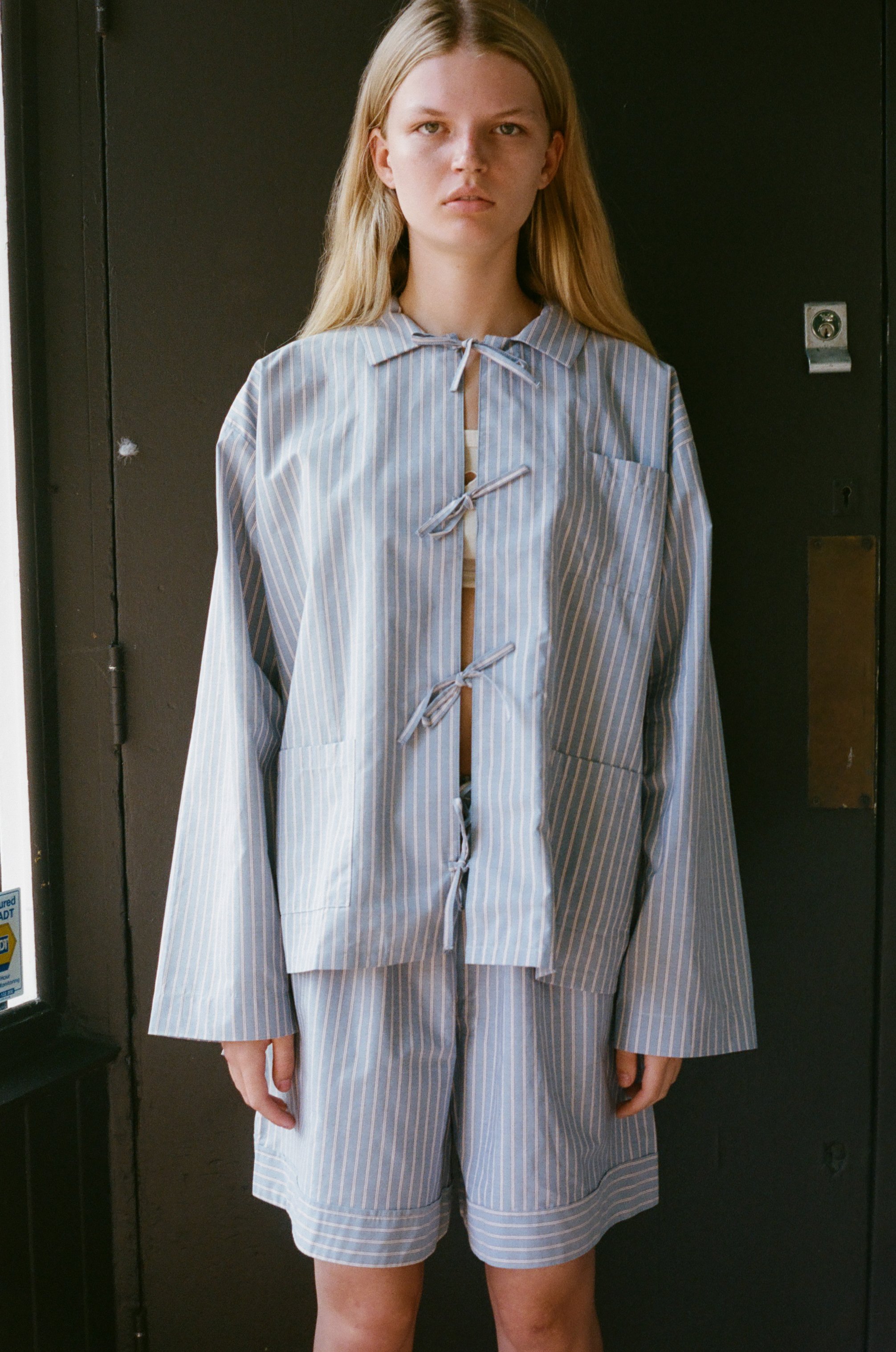 Baserange Limber Shirt - Red/Blue Stripe | Garmentory