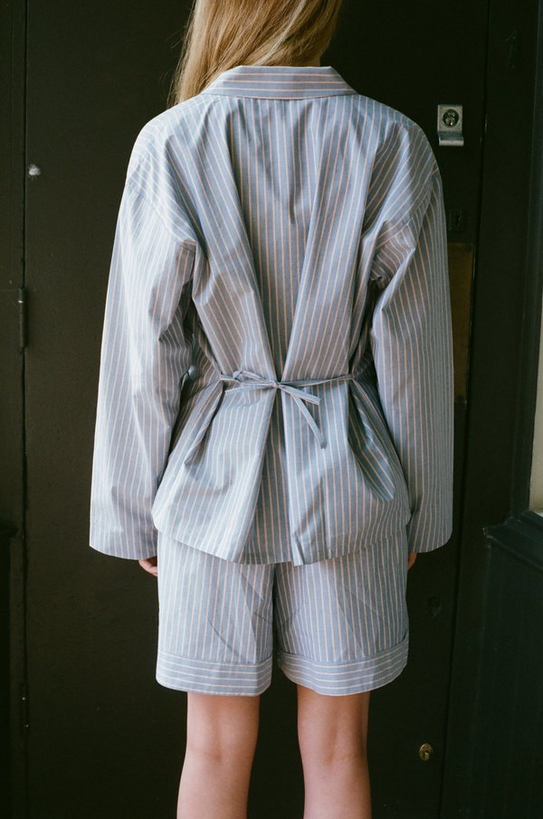 Baserange Limber Shirt - Red/Blue Stripe | Garmentory