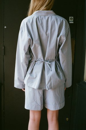 Baserange Limber Shirt - Red/Blue Stripe | Garmentory