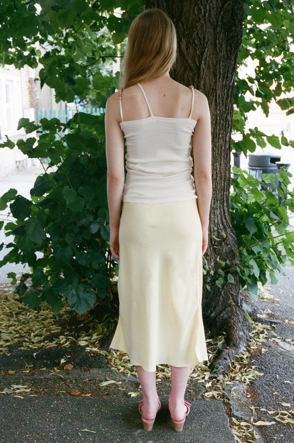 Baserange Dydine Midi Skirt - Sophie Yellow | Garmentory