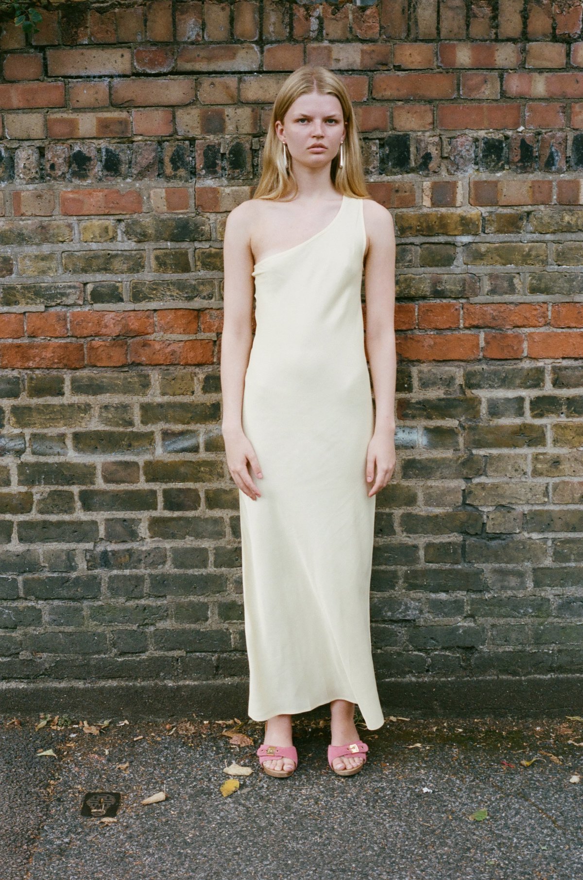 Baserange One Strap Dydine Dress - Sophie Yellow | Garmentory