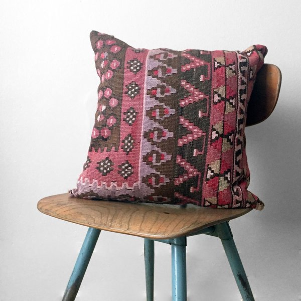 Carmel Vintage Kilim Pillow Cover Carmel Vintage Kilim Pillow Cover