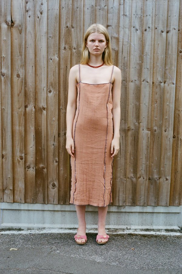 「gg0909」baserange shok dress Shok Slip Dress in Assortment | Crinkle linen | en | Baserange