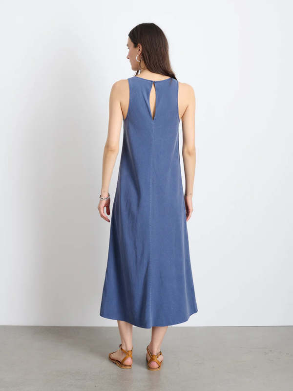 Alex Mill Scarlett Dress - Dusty Blue