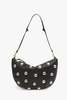 Clare V. Lune Leather Bag - Black/Silver Studs - Thumbnail 1