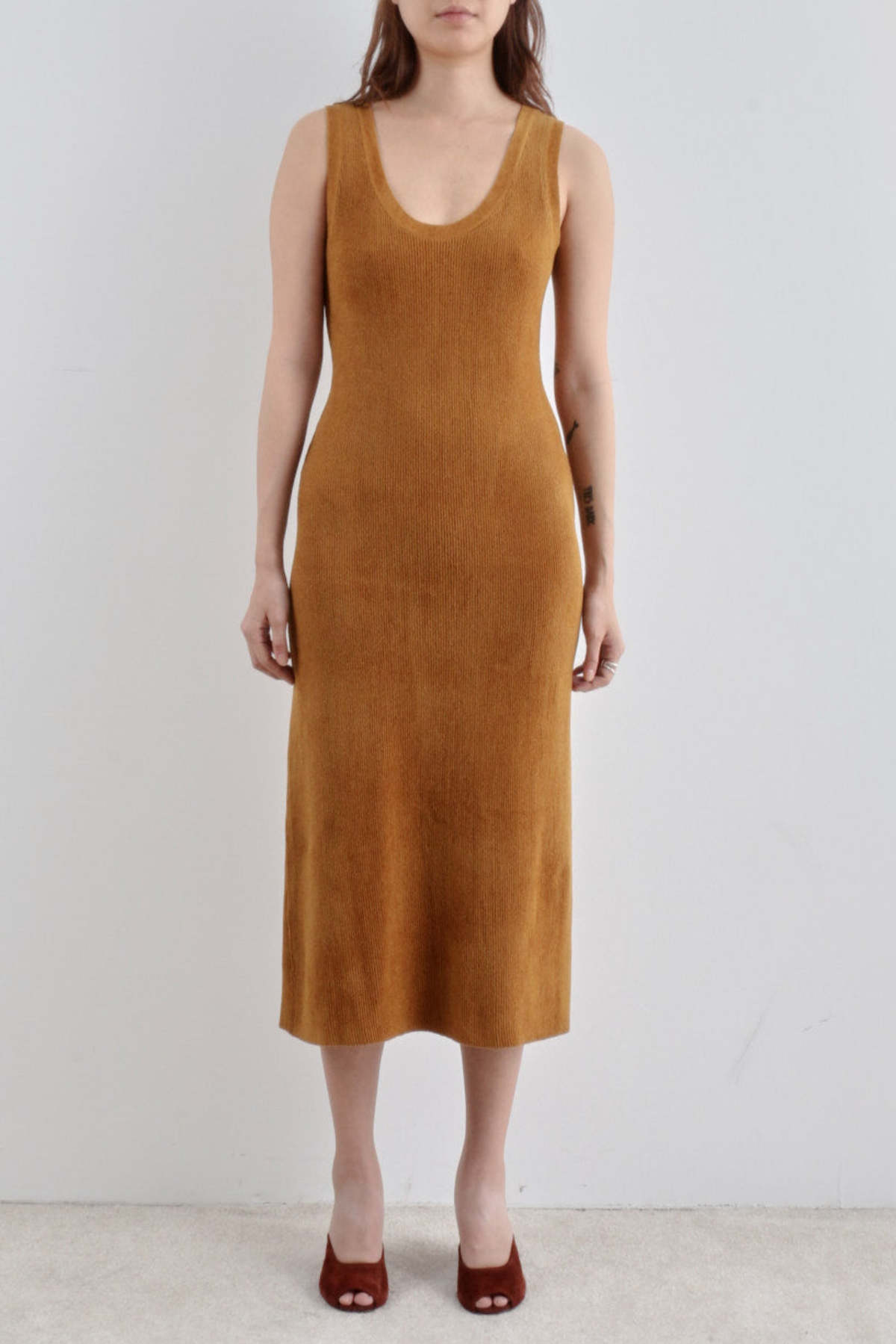 Rachel Comey Augusta Dress - Gold | Garmentory Rachel Comey Augusta Dress - Gold | Garmentory