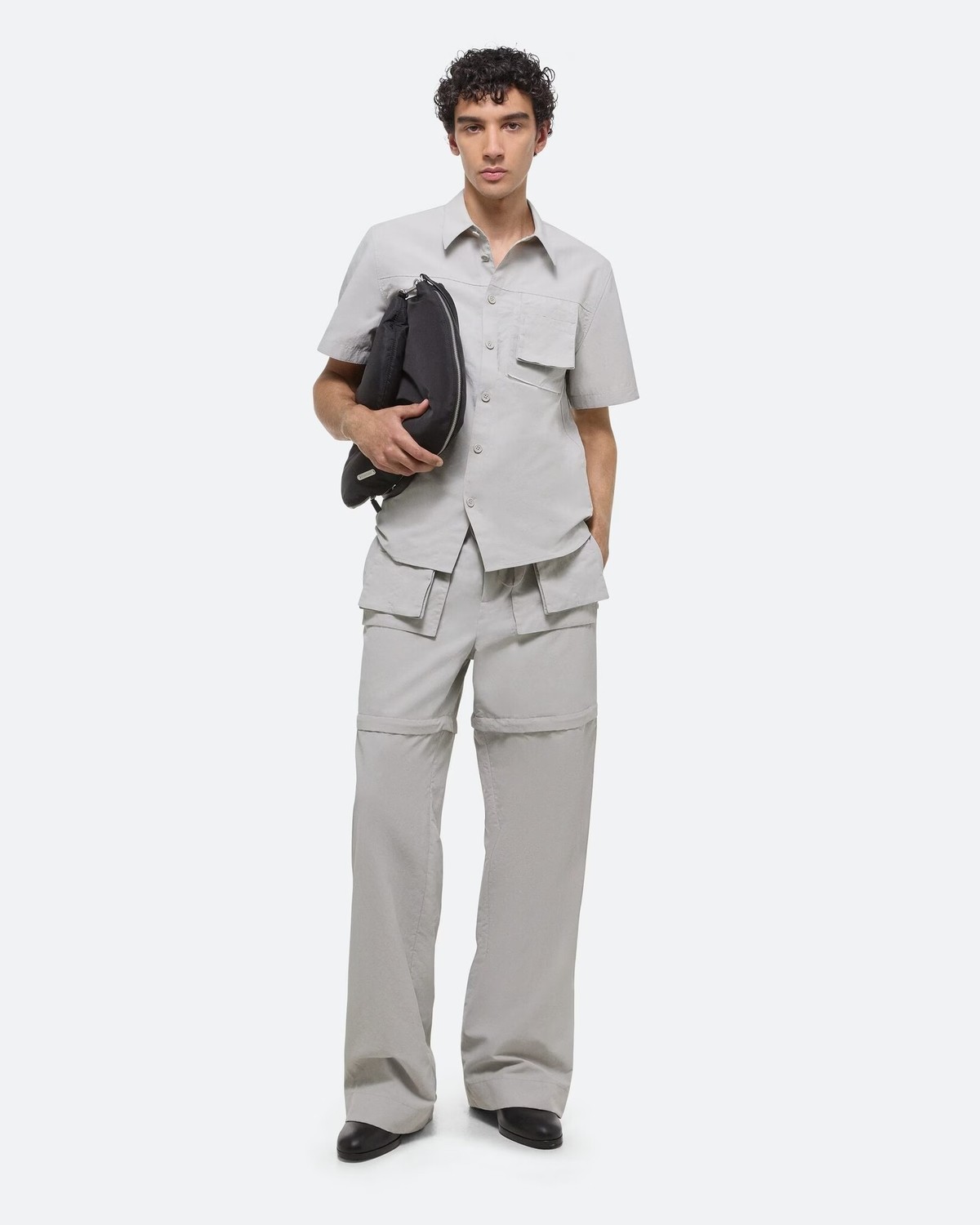 HELMUT LANG BY PETER DO Zip Off Nylon Utility Pants - Stone