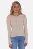 The Tile Club Sylvia Cashmere Henley Sweater - Sandstone - Thumbnail 1
