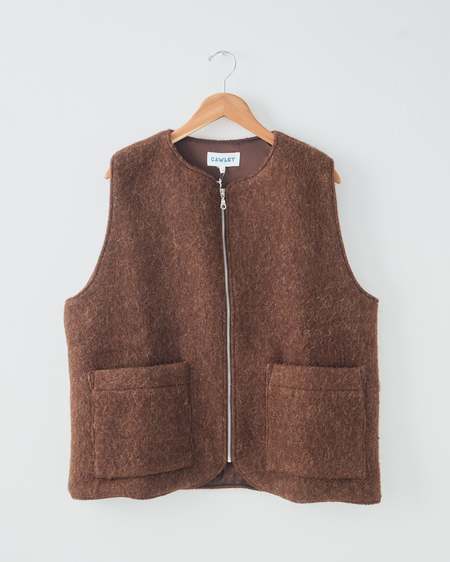 Ganni Logo Wool Mix Vest | Garmentory