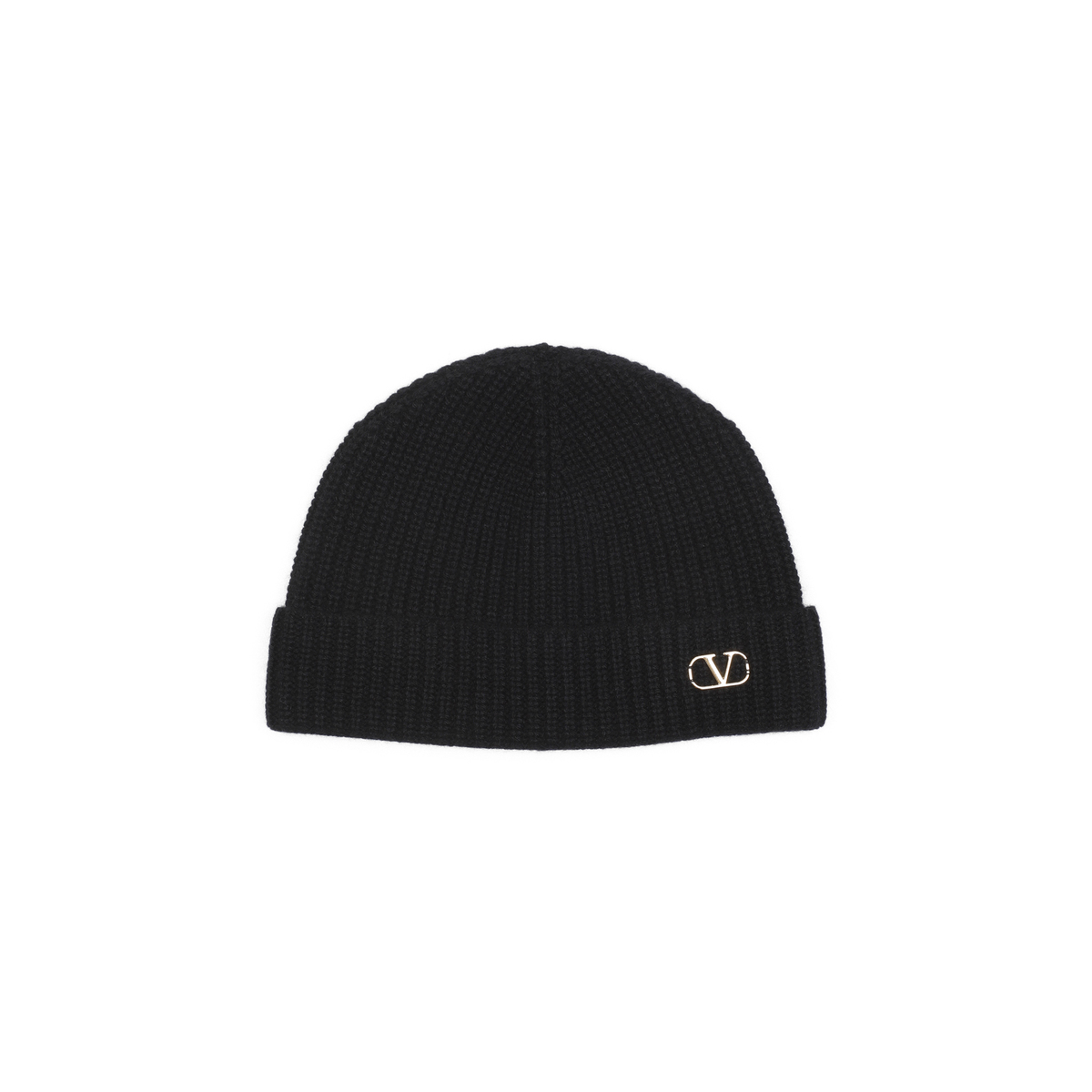 Valentino Garavani Cashmere Beanie - Nero | Garmentory