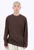 Attempt Swivel Long Sleeve T shirt - Dark Brown - Thumbnail 1