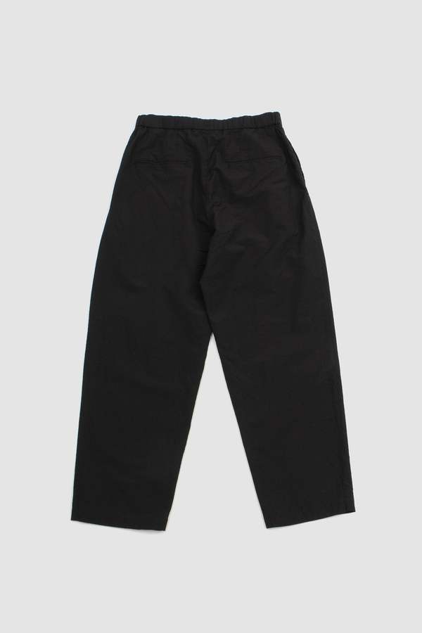 Aton Wool Washi Tropical Wide Easy Pants - Black | Garmentory