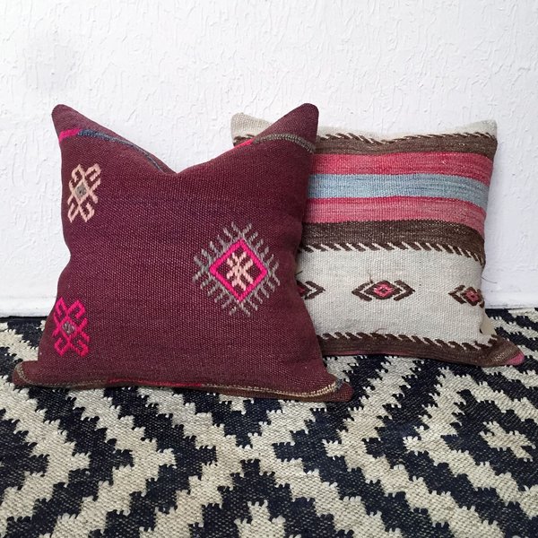 Selma Vintage Kilim Pillow Cover Selma Vintage Kilim Pillow Cover
