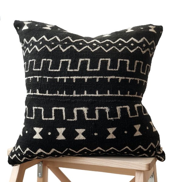 Valiente Goods Small Mud Cloth Pillow No.13 Valiente Goods Small Mud Cloth Pillow No.13