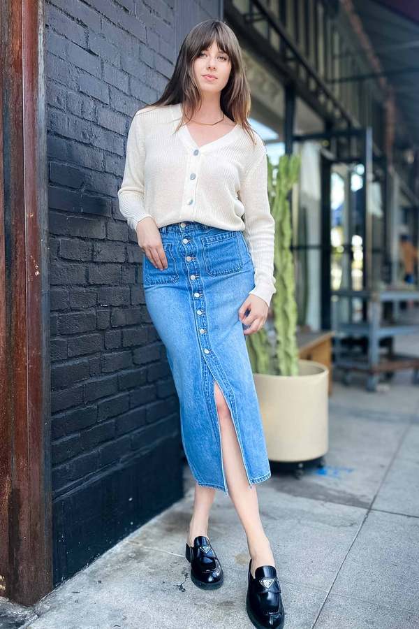Jupe Femme BYBLOS En Viscose Grise - Taille S, Occasion En Excellent état