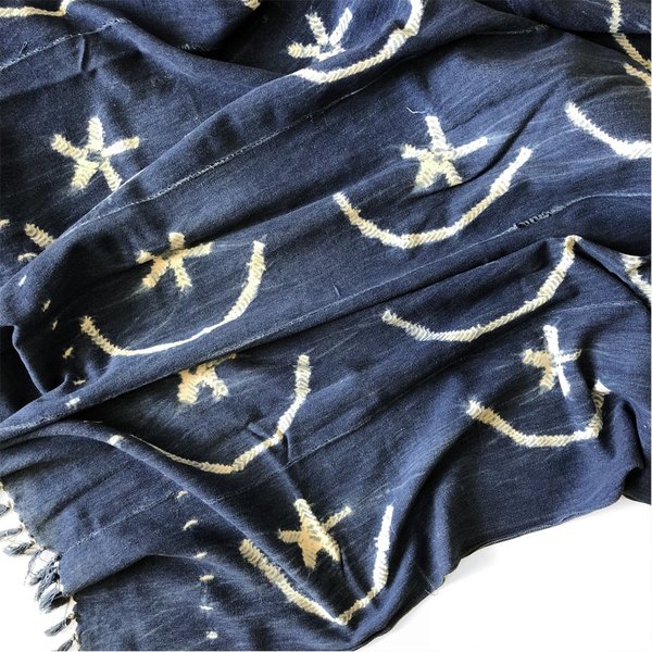 Valiente Goods Vintage Throw/Scarf - Indigo 06 Valiente Goods Vintage Throw/Scarf - Indigo 06