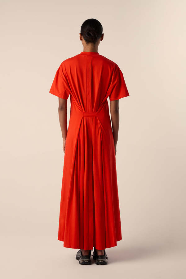 Proenza Schouler Noelle Jersey Dress Poppy Red