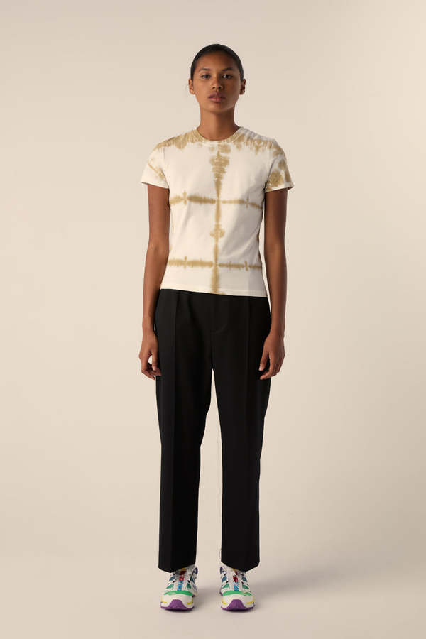 MM6 Maison Margiela Straight-leg Cropped Trousers - Black