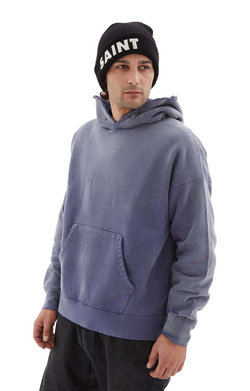 トップス VISVIM COURT HOODIE P.O CRASH BLUE 3 JUMBO SB HOODIE P.O. CRASH | Visvim Official North American