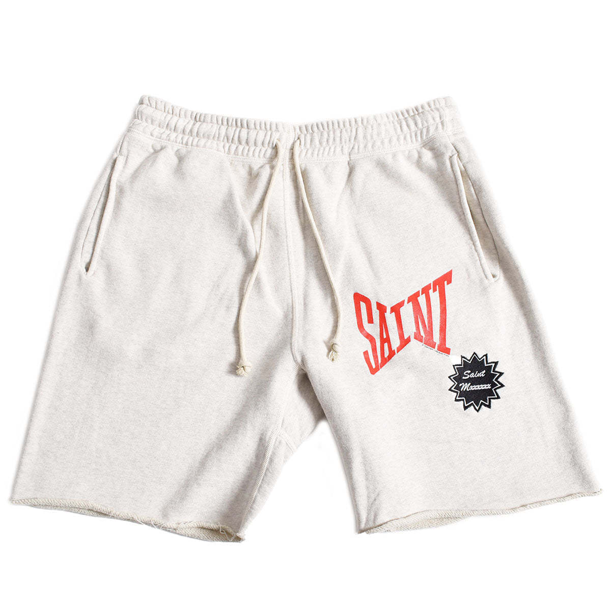 Saint Mxxxxxx Saint Logo Shorts - Grey | Garmentory
