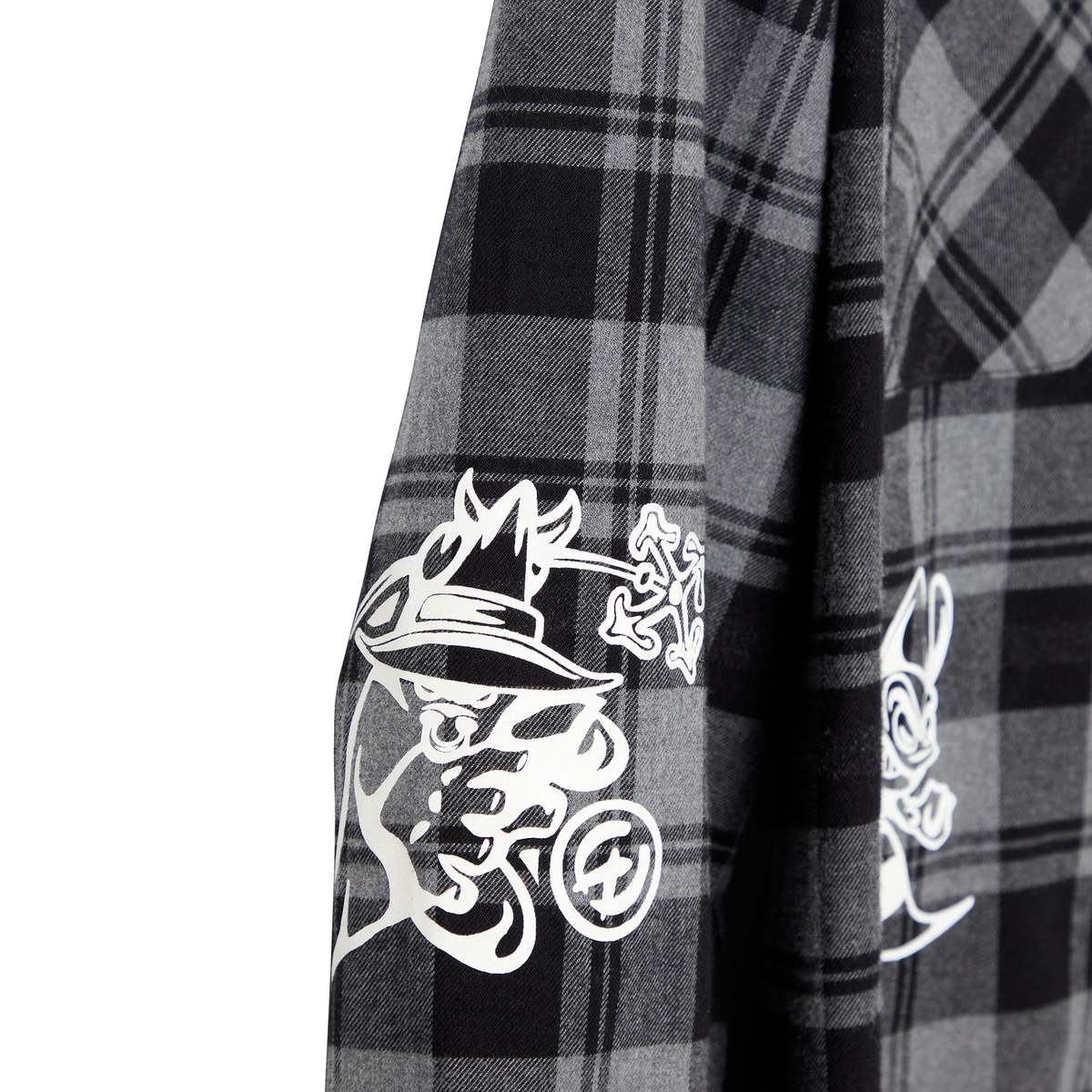 Off-White™ Character Check Flannel Shirt - Black/White