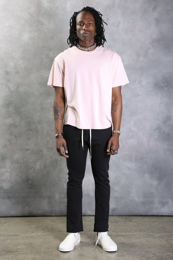 Mr. Completely Short Sleeve Boxy T - Dusty Pink Mr. Completely Short Sleeve Boxy T - Dusty Pink