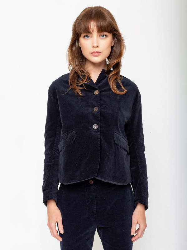H+ Hannoh Wessel Viera Jacket - Navy Velvet | Garmentory