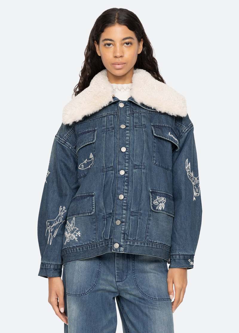 【SEA NEW YORK】Amari デニム シャツジャケット Sea NY Amari Jacket | Garmentory