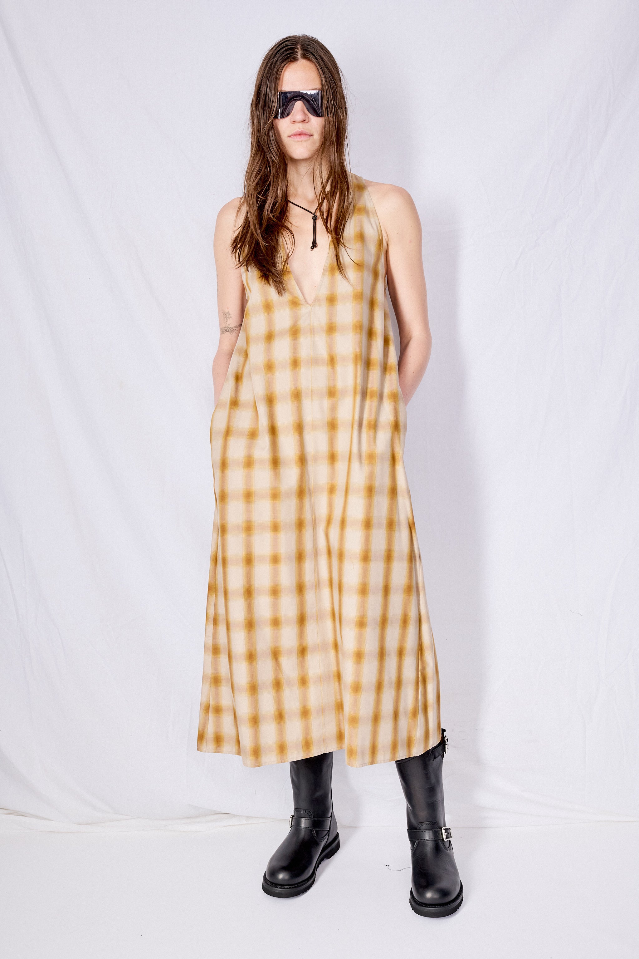 burnt orange gingham dress Burnt Orange Gingham Halftime Dress SPIRIT DRESS