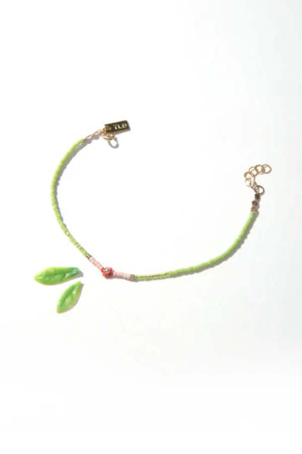 Iwona Ludyga Design Garden Bracelet - Tiny Flower Green