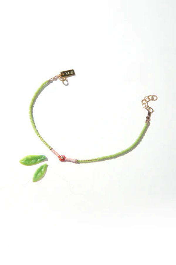 Iwona Ludyga Design Garden Bracelet - Tiny Flower Green