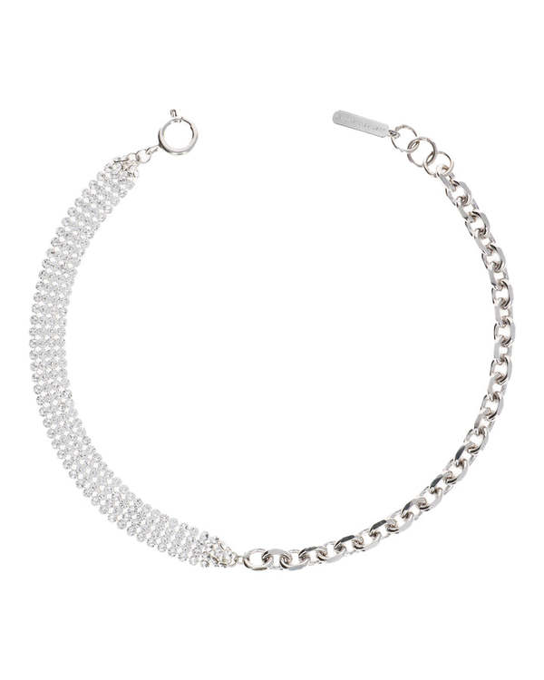 Justine Clenquet SHANON CHOKER - PALLADIUM | Garmentory Justine Clenquet SHANON CHOKER - PALLADIUM | Garmentory