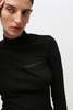 ECKHAUS LATTA Lapped Baby Turtleneck - Black - Thumbnail 5