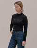 ECKHAUS LATTA Lapped Baby Turtleneck - Black - Thumbnail 9