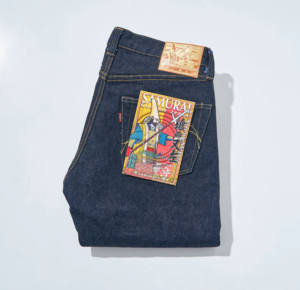 SAMURAI JEANS YARI NO MATAZA MODEL JEANS - BLUE | Garmentory