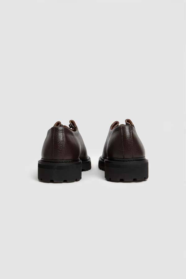 Jacques Solovire Paris Edouard Lug Grained Calf shoes - Ebano | Garmentory Jacques Solovire Paris Edouard Lug Grained Calf shoes - Ebano | Garmentory